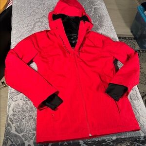 Powder Room Women's Vibrant Red Ski winter Jacket size Medium